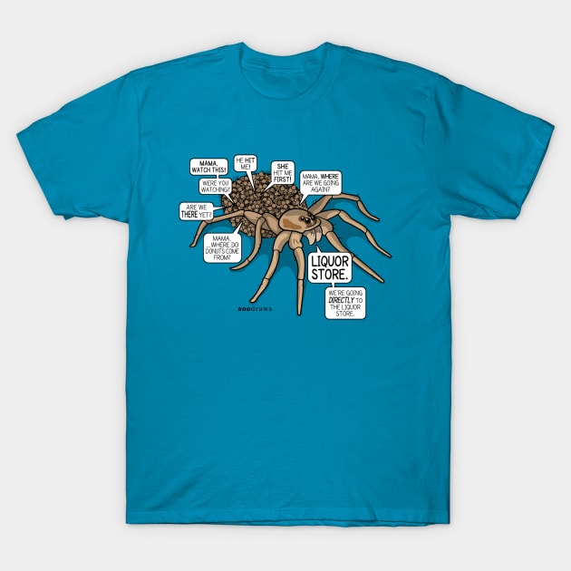 Wolf Spider by Zoodraws T-Shirt by Zoodraws